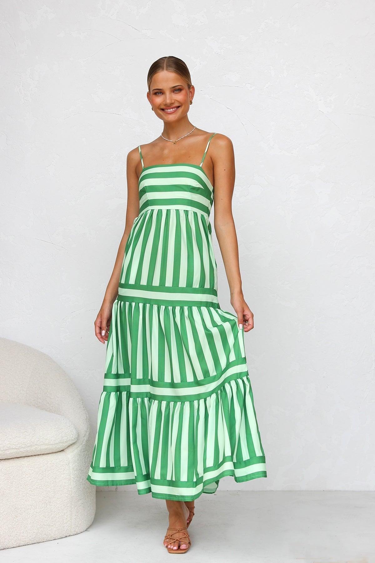 Modern Laina Dress Green