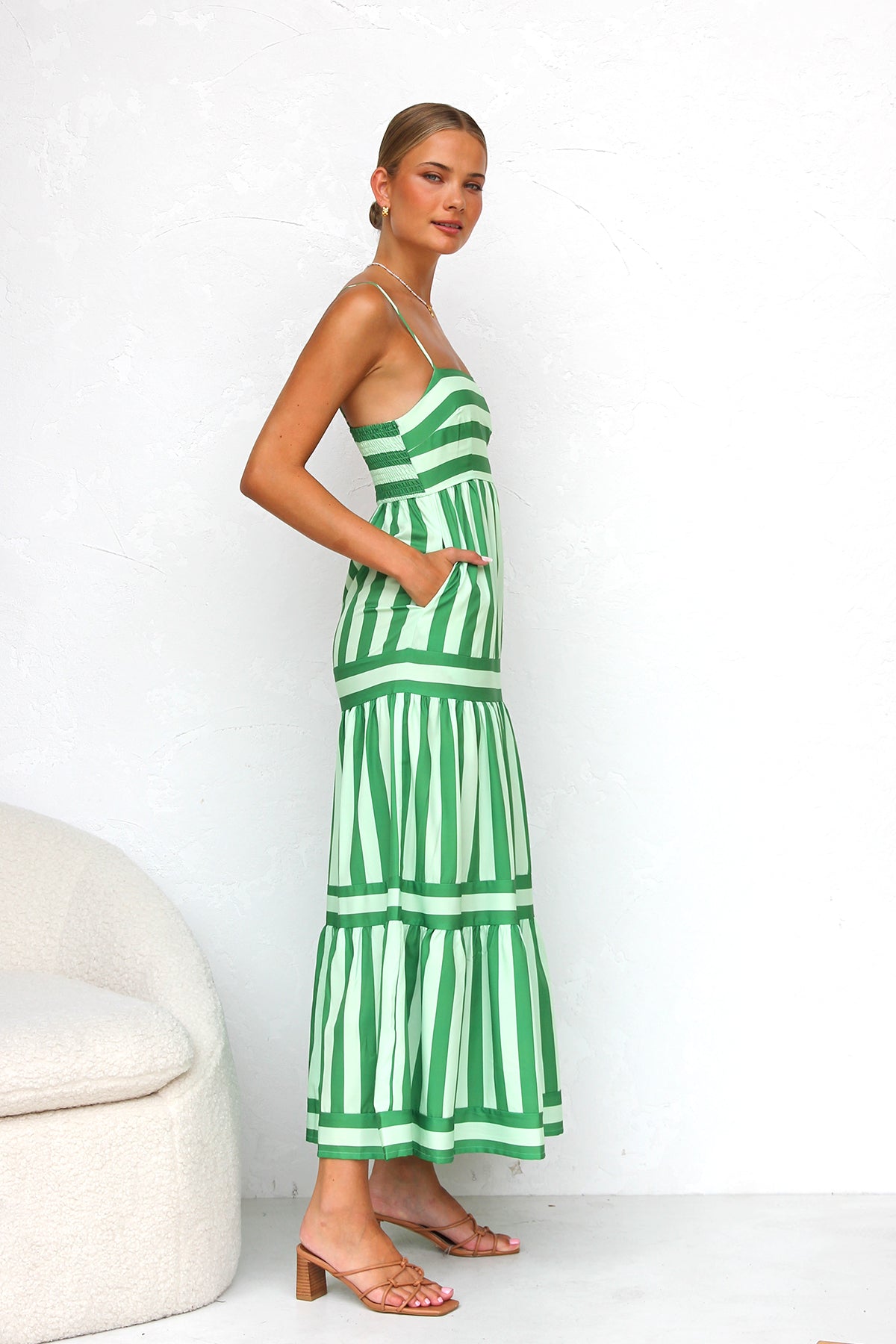 Modern Laina Dress Green