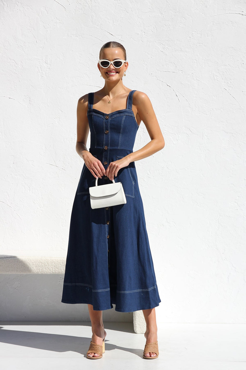 Modern Danielle Dress Indigo Denim