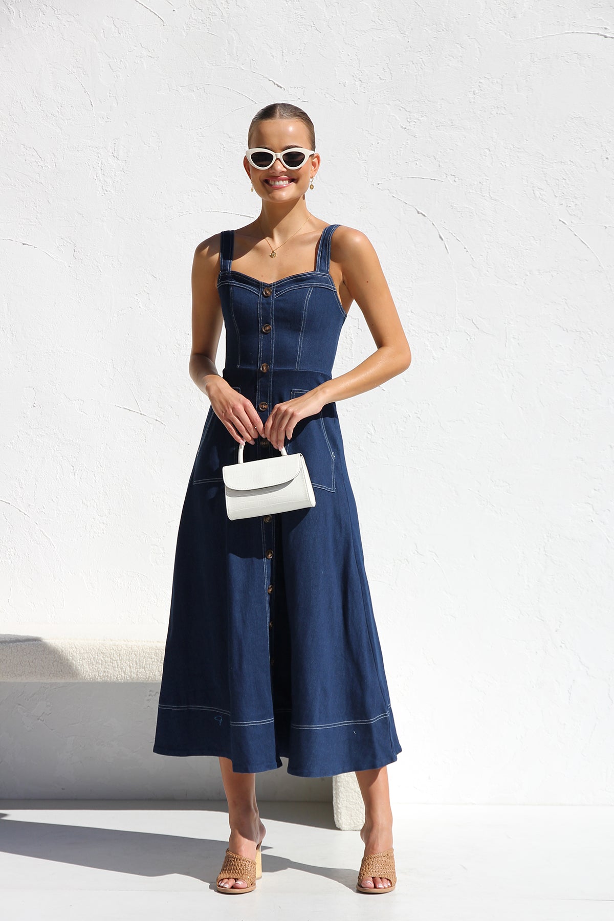 Modern Danielle Dress Indigo Denim