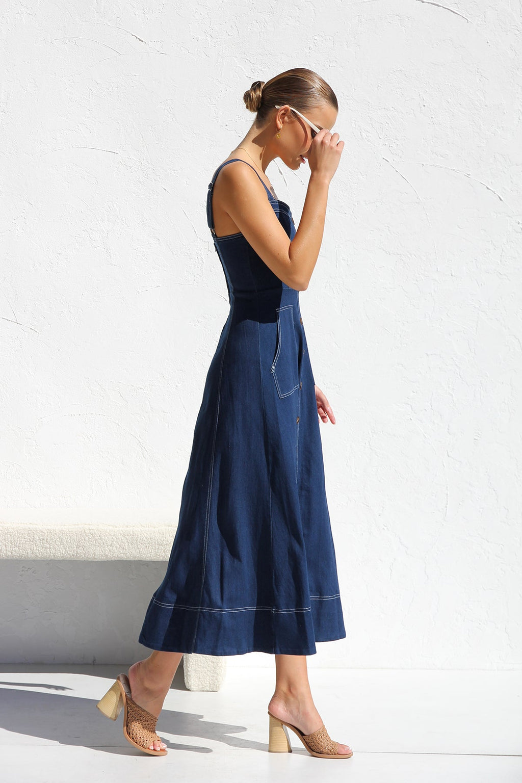 Modern Danielle Dress Indigo Denim