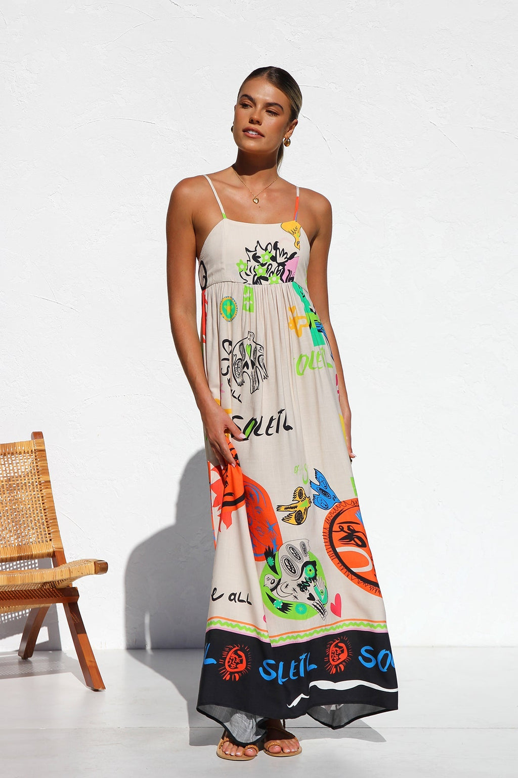 Modern Dasha Dress Orange Multi