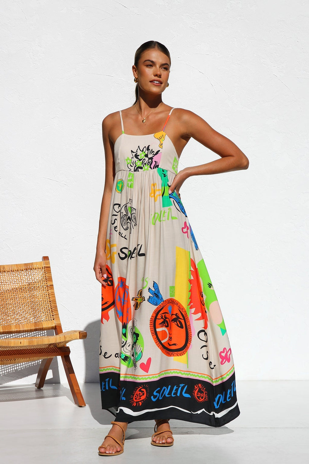 Modern Dasha Dress Orange Multi