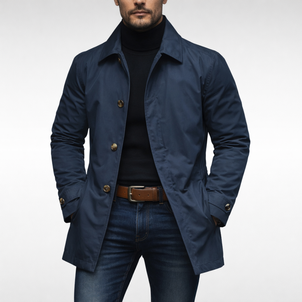 Water-Resistant Coat with Lightweight Feel