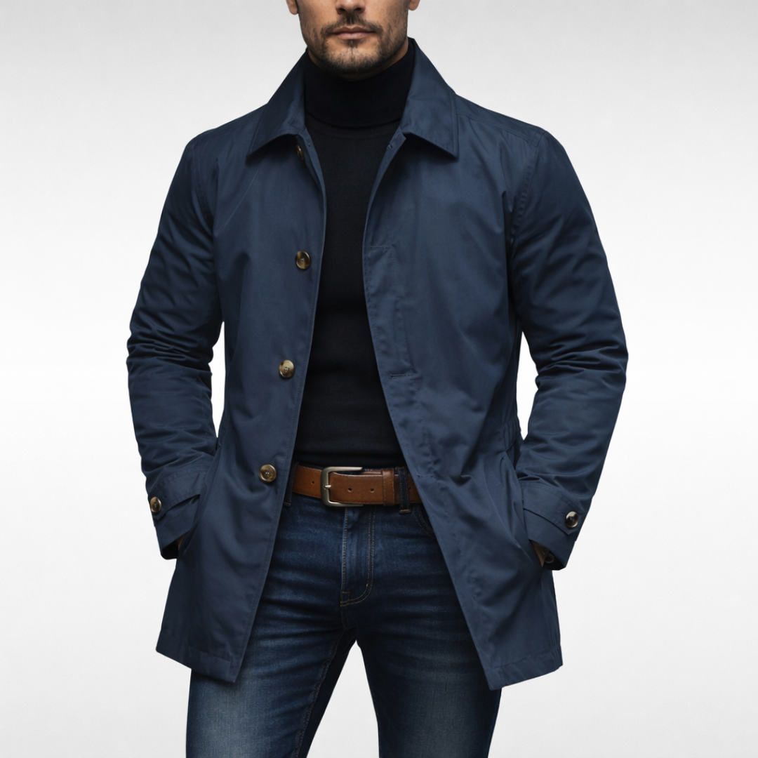 Water-Resistant Coat with Lightweight Feel