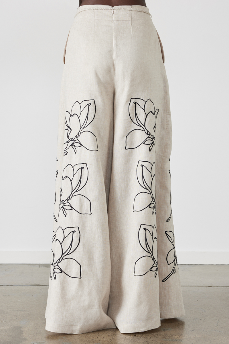 Coordinated Jasmin Ballonmouw Bloemen Broek Set