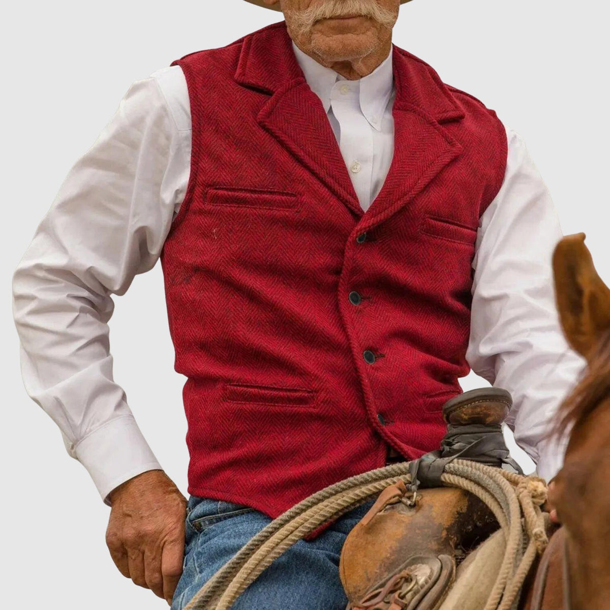 Classic Vest with Textured Knit