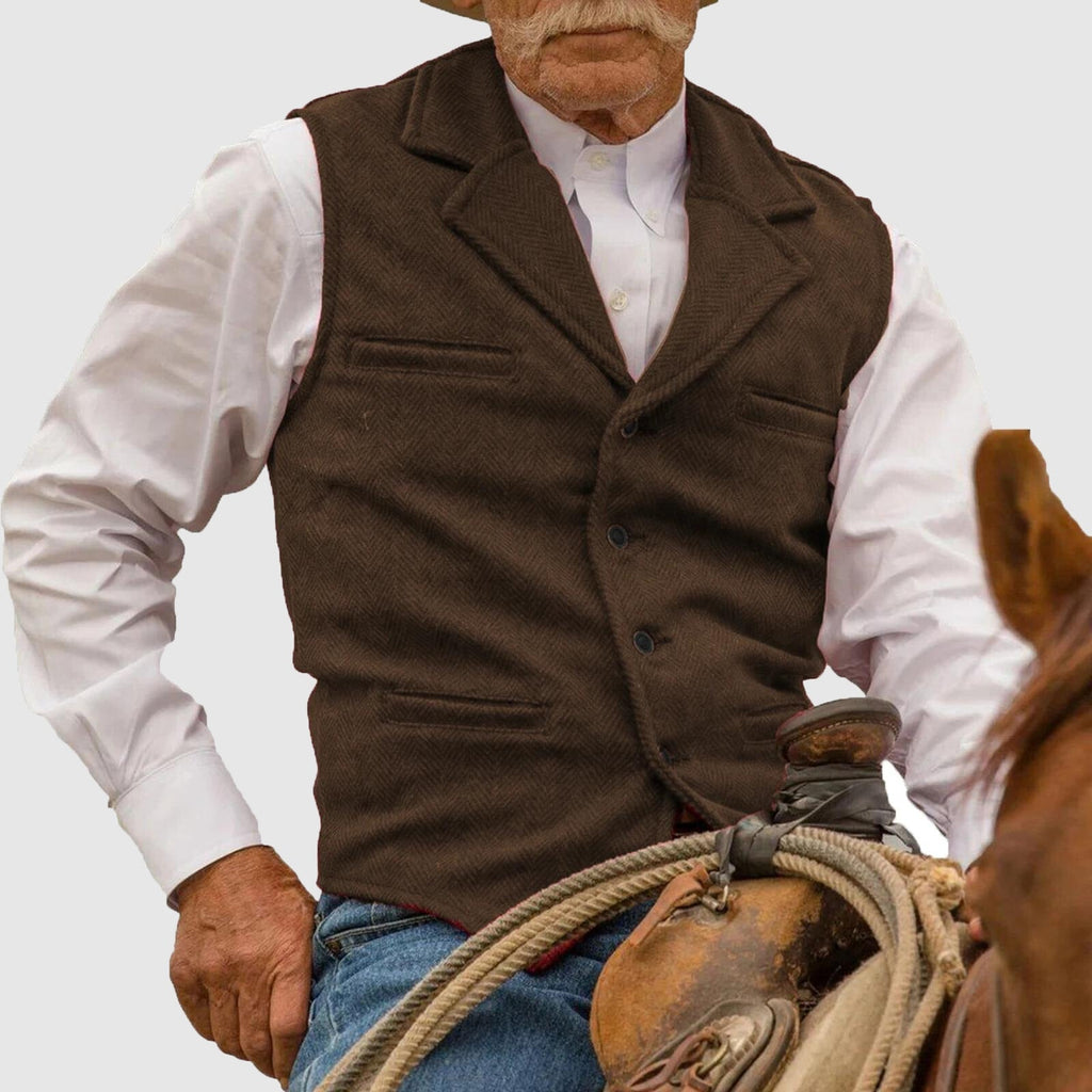 Classic Vest with Textured Knit