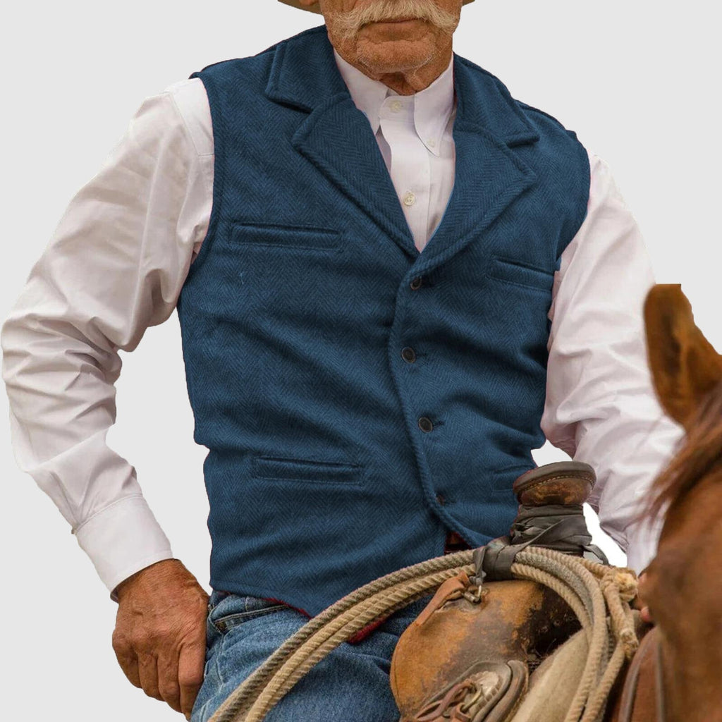 Classic Vest with Textured Knit
