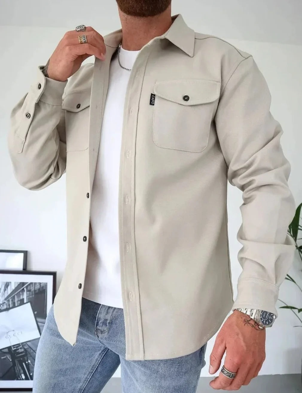Lightweight Shirt Jacket