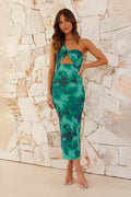 Litsa Midi-Length Dress - Calista Green