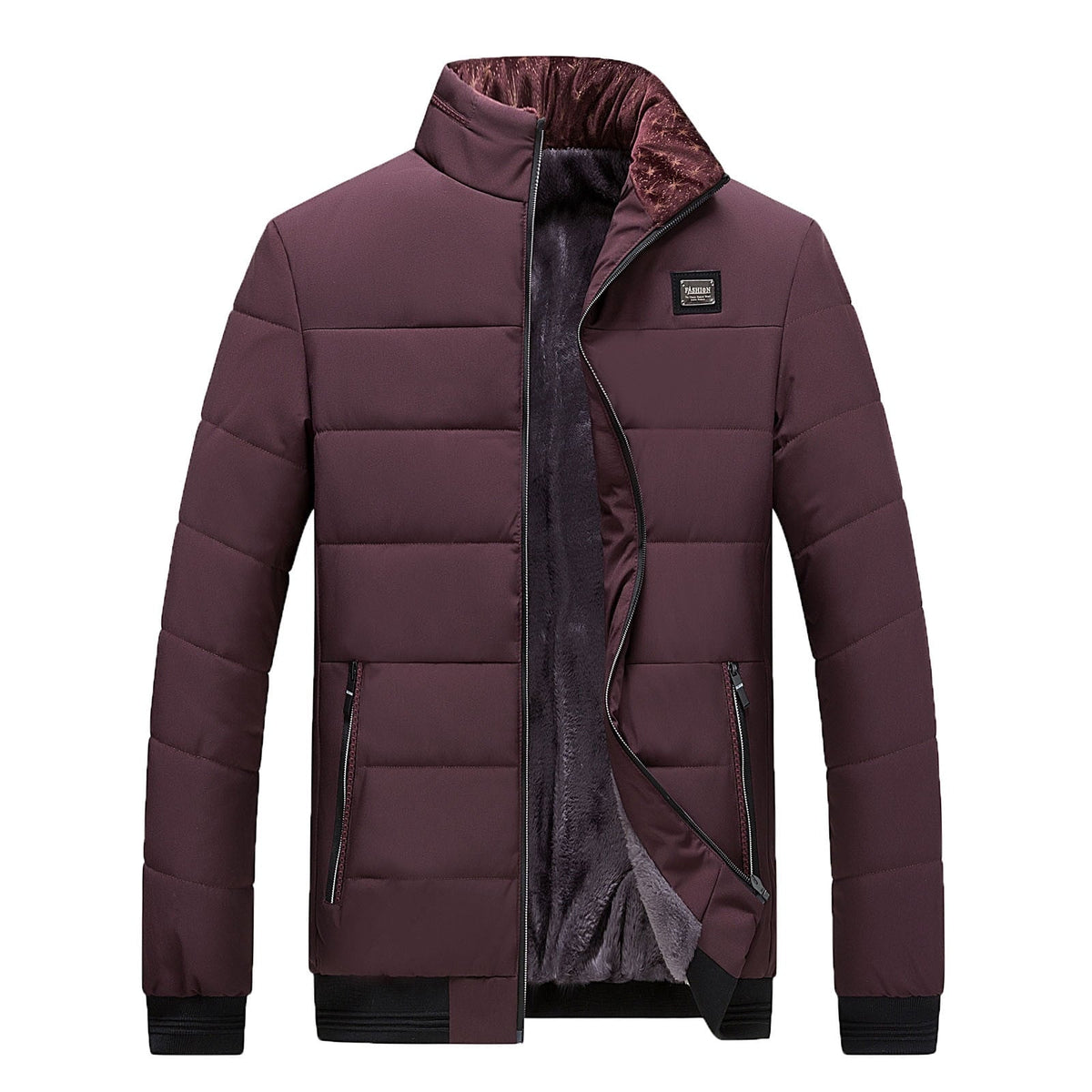 Water-Resistant Polyester Quilted Jacket