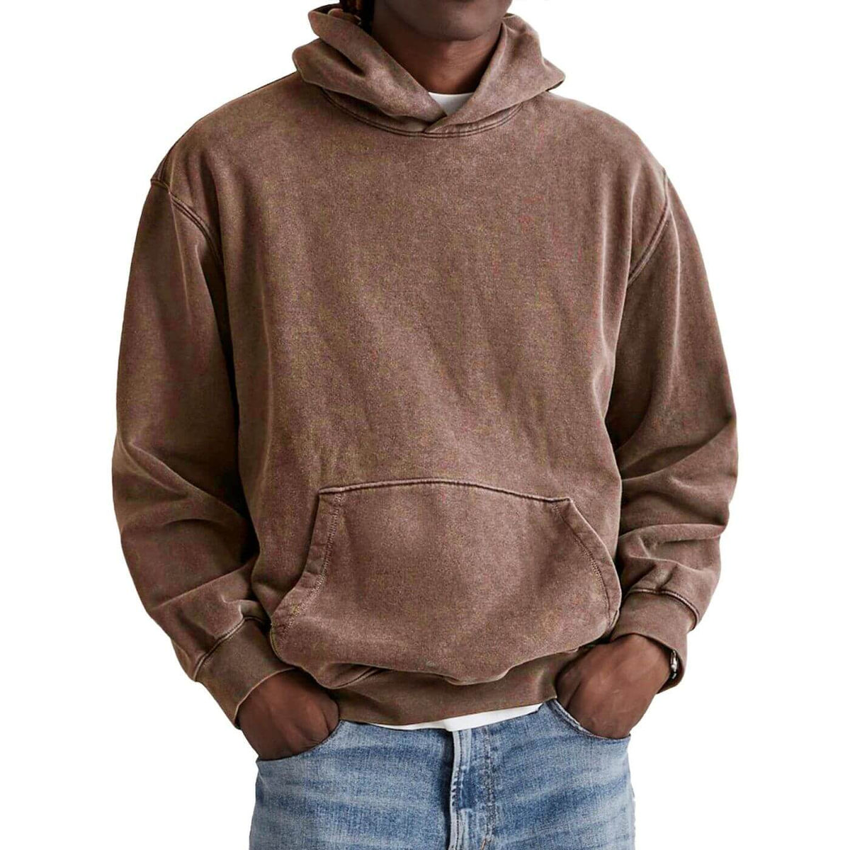 Corduroy Hoodie with Breathable Fabric