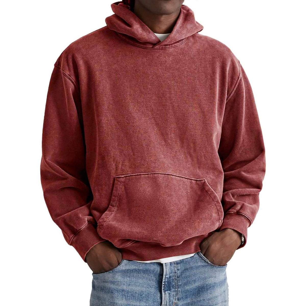 Corduroy Hoodie with Breathable Fabric