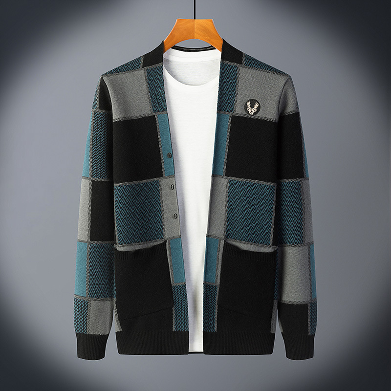 Lightweight Wool Blend Cardigan