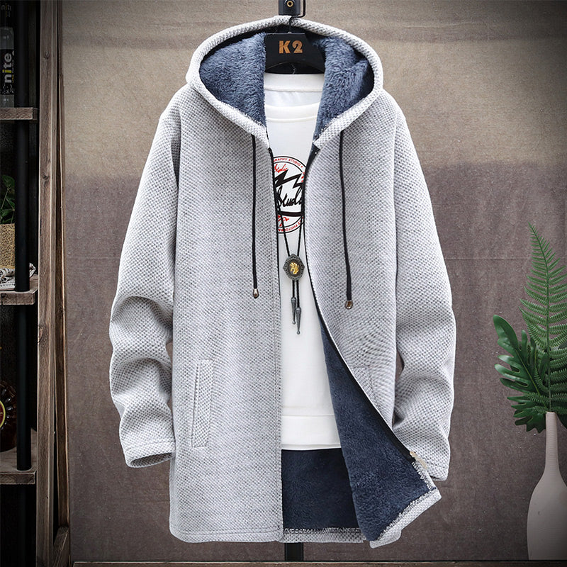 Knit Cardigan with Hood