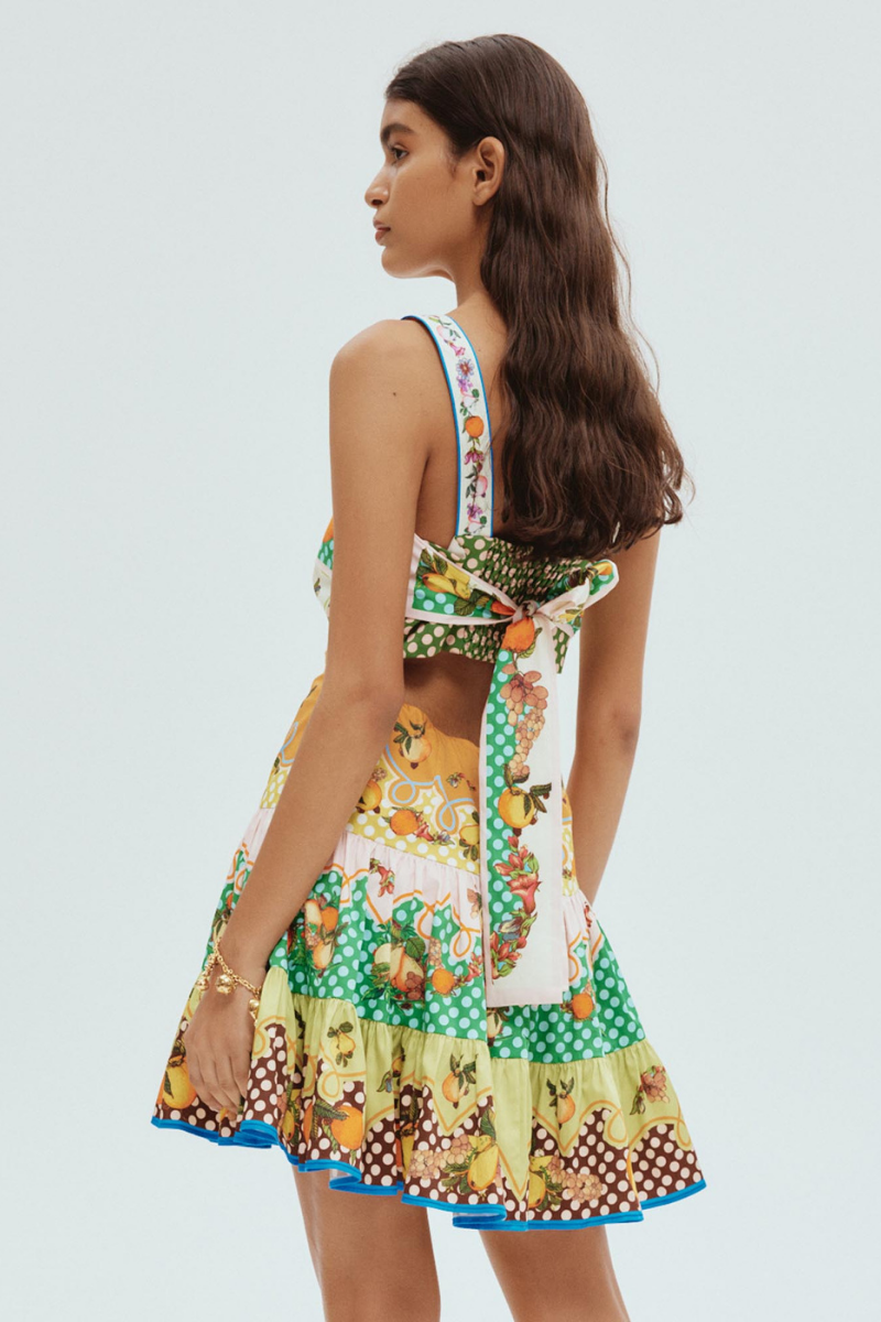 Marceline Cut-Out Bow Mini-Length Dress