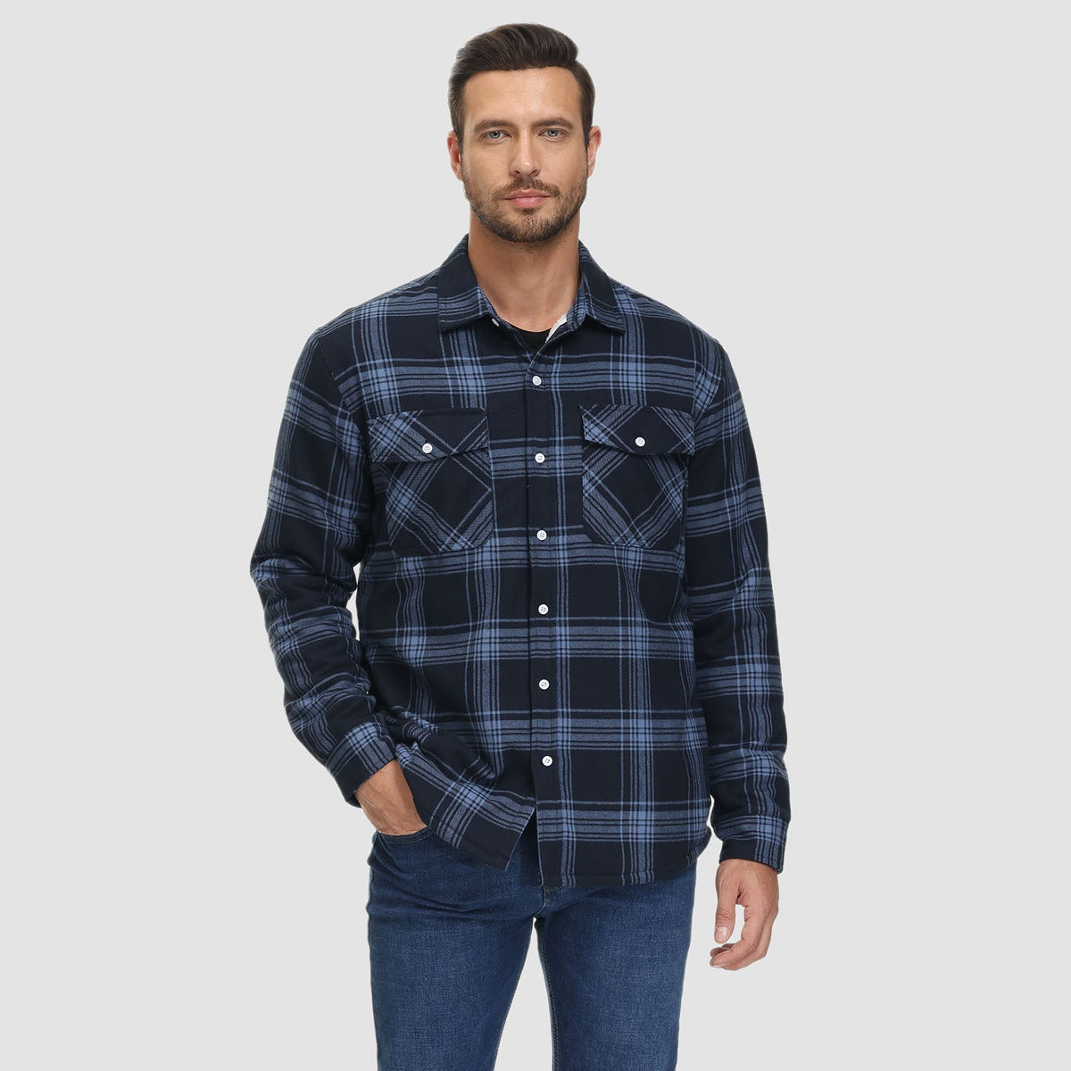 Lightweight Fleece Shirt Jacket