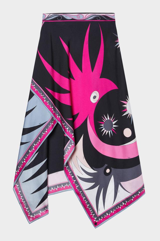 Coordinated Mengqi Abstract Skirt Set