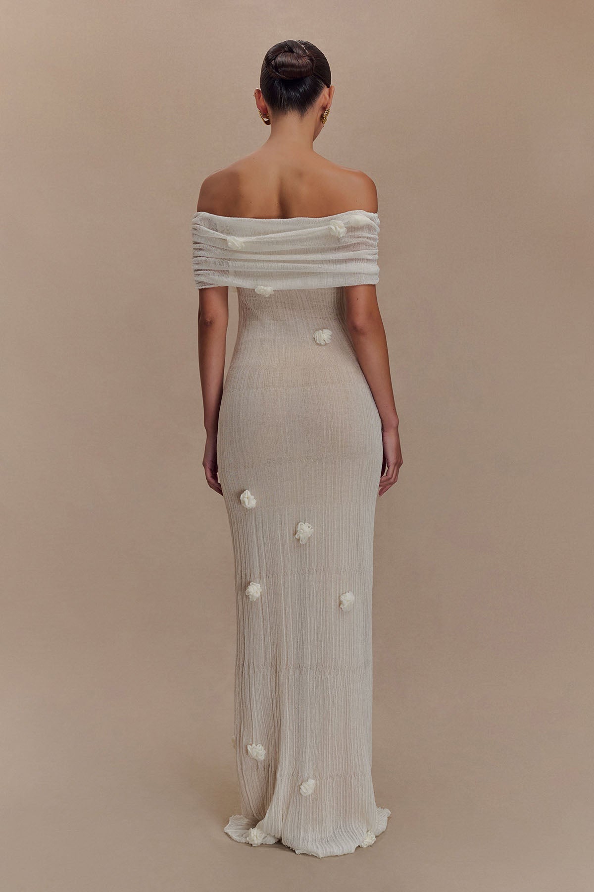 Orchid Knit Maxi-Length Dress