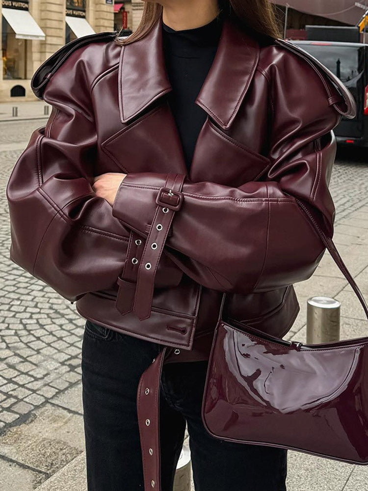 Cropped Jacket with Relaxed Fit