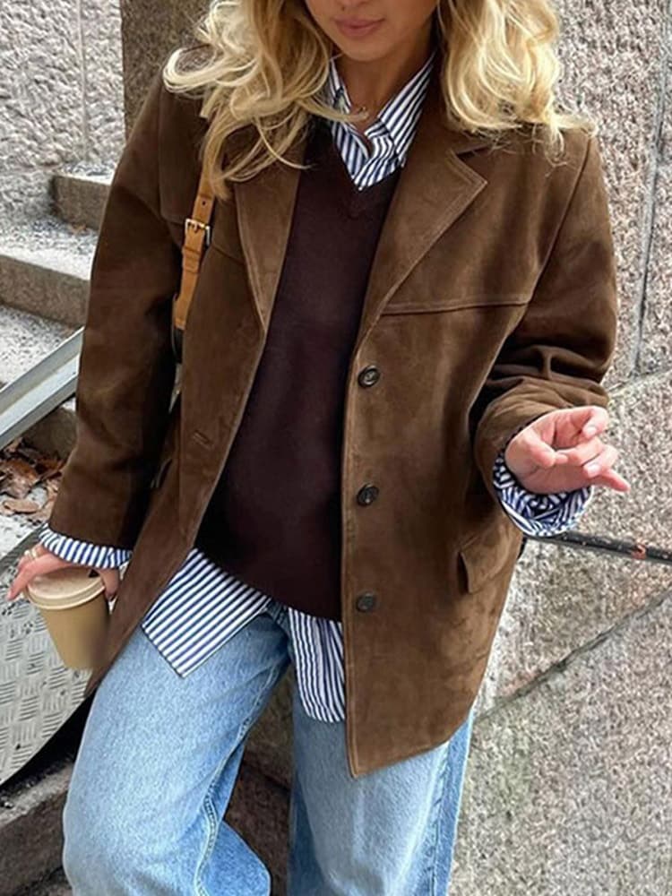 Coat with Relaxed Fit