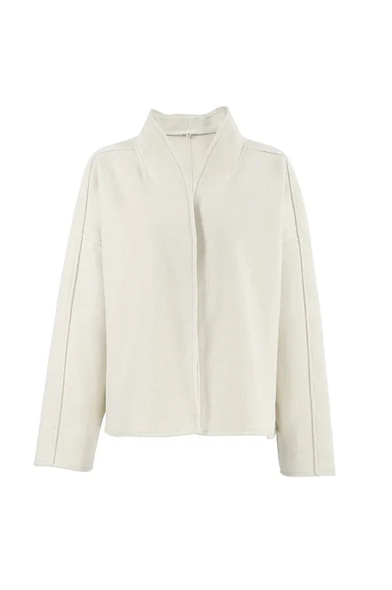 Modern Long Sleeved V-Neck Jacket