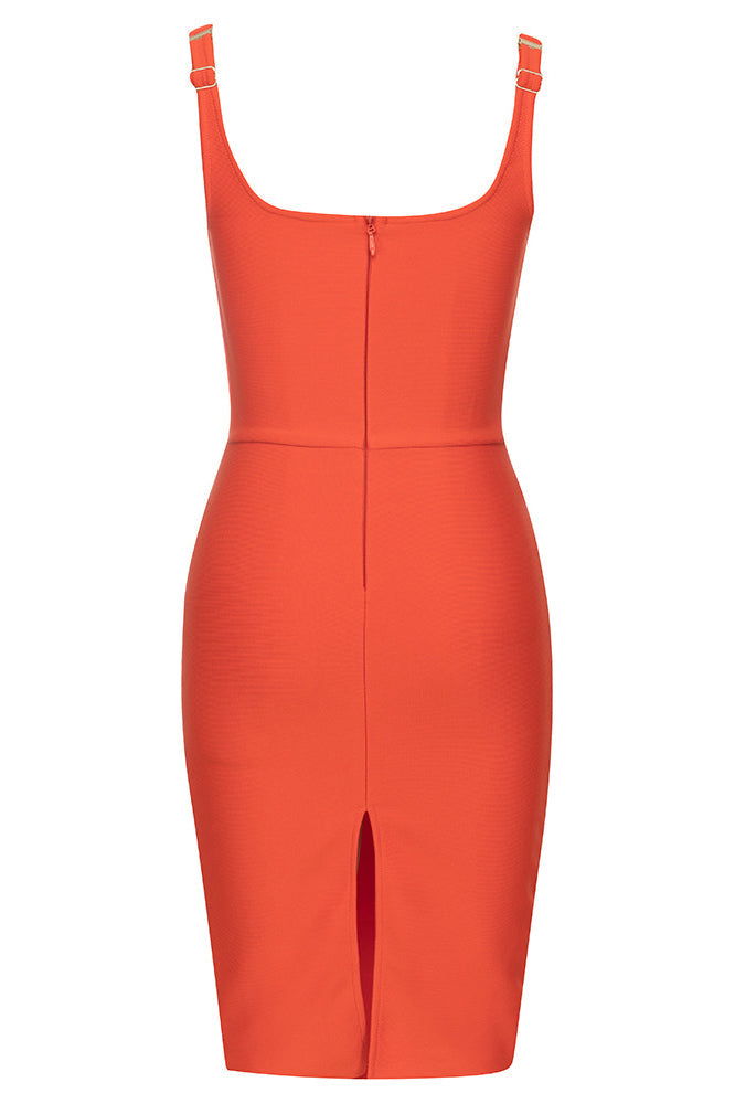 Stylish Sexy Spaghetti Strap Mini-Length Dress