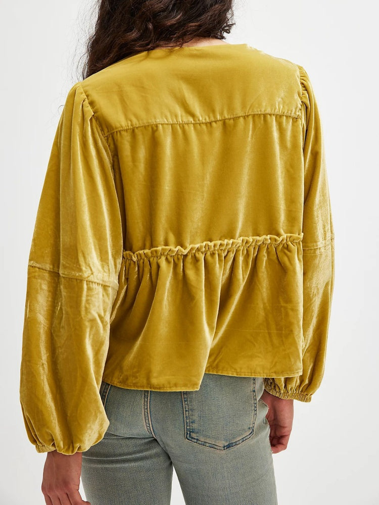 Denim Jacket in Coffee