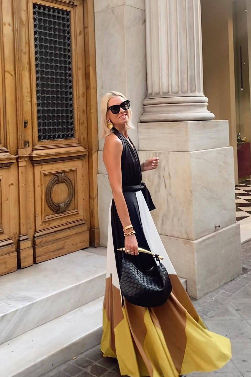 Polymorphic Maxi-Length Dress