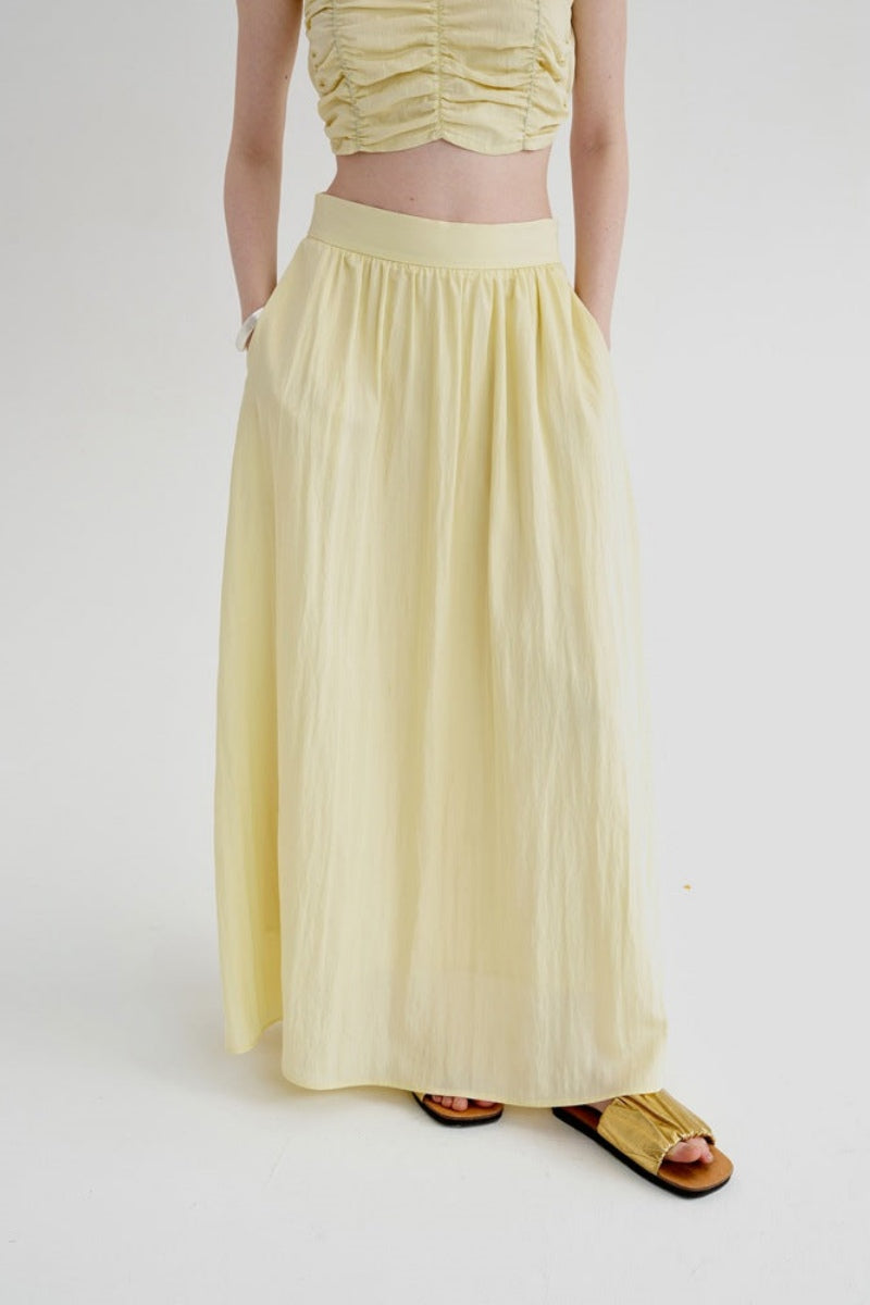 Modern Pleats Sleeveless Bandeau Top