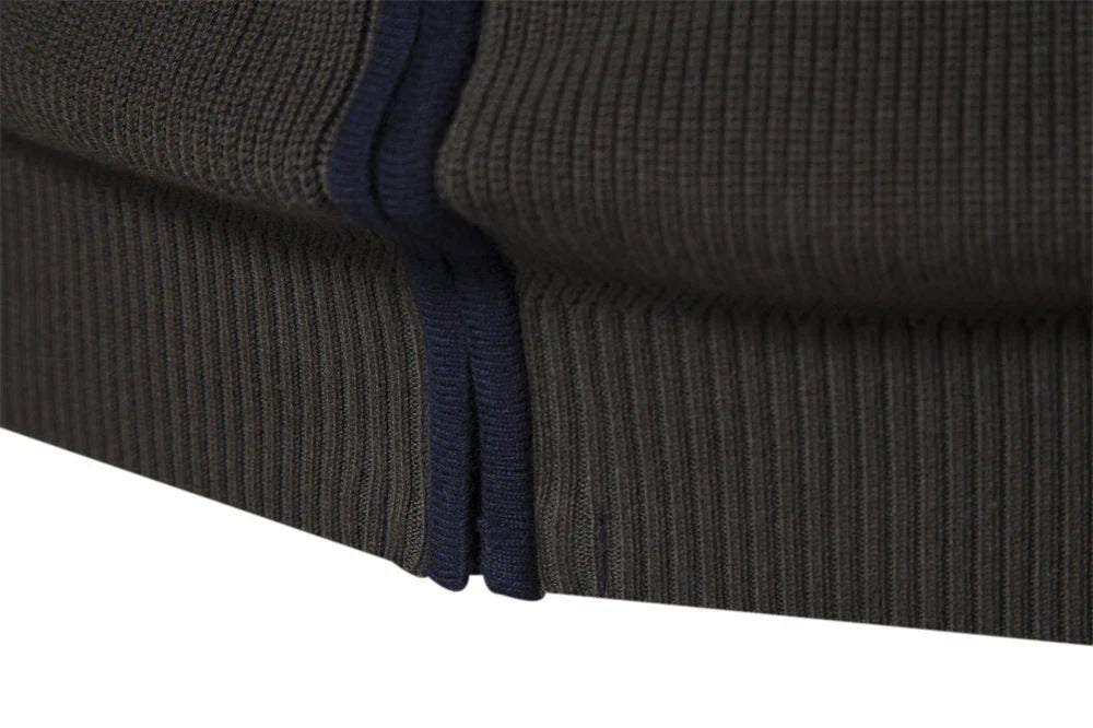 Breathable Knit Cardigan with Zip Front