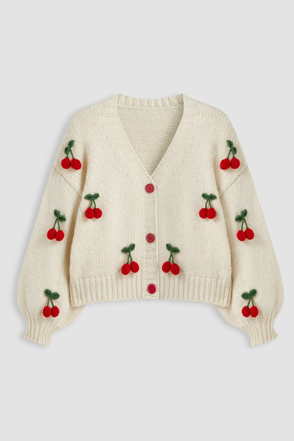 Cherry Knit Cardigan