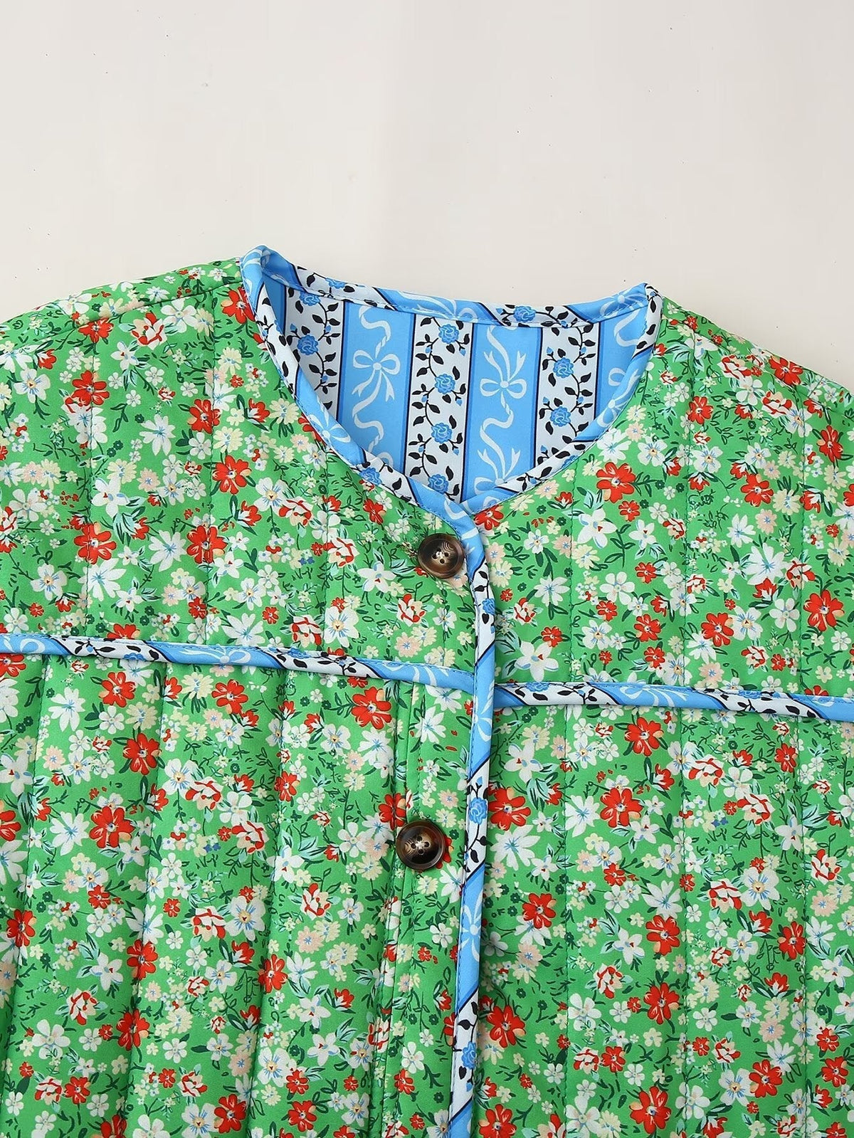 Relaxed Jacket with Floral Print