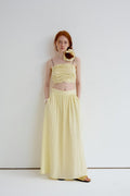 Modern Pleats Sleeveless Bandeau Top