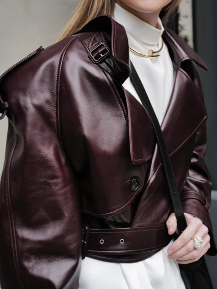 Cropped Jacket with Relaxed Fit