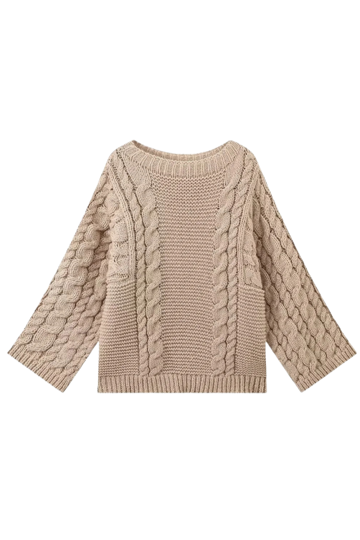 Bell Sleeve Knit Sweater