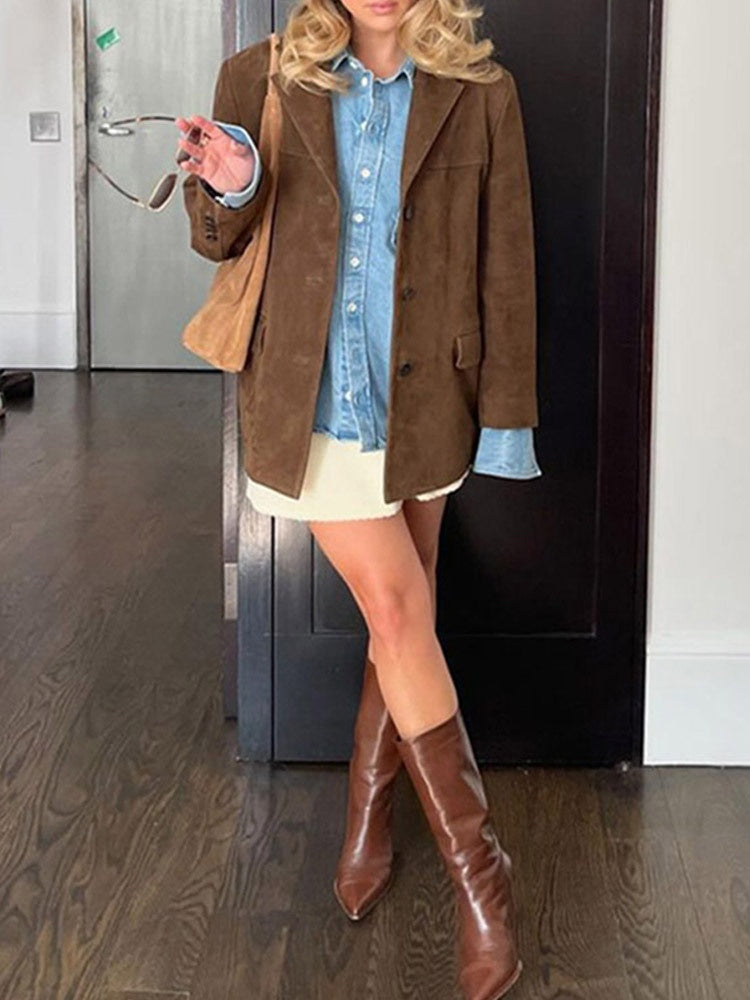 Coat with Relaxed Fit