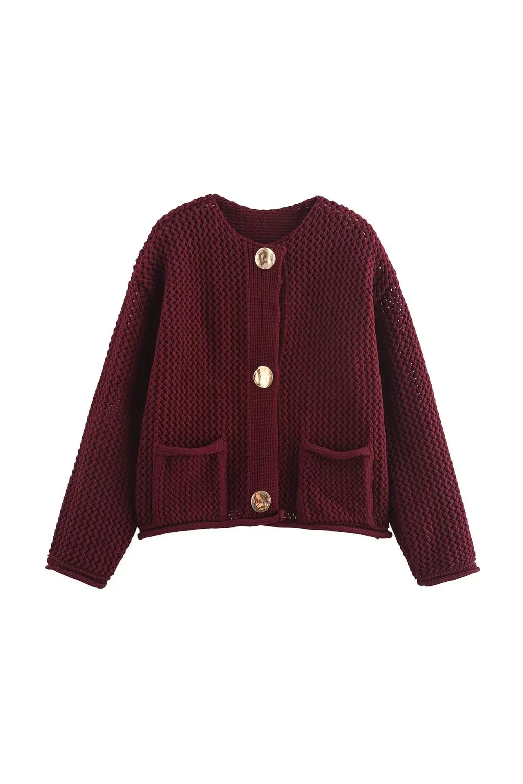 Modern Chunky Knit Cardigan Jacket