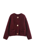 Modern Chunky Knit Cardigan Jacket