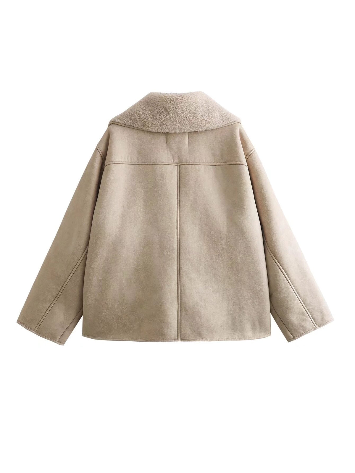 Classic Cropped Leather Jacket