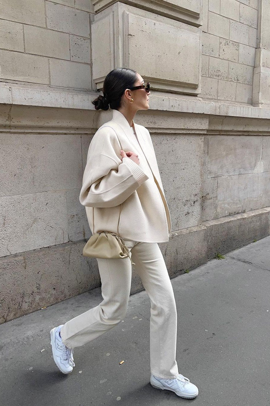 Modern Long Sleeved V-Neck Jacket