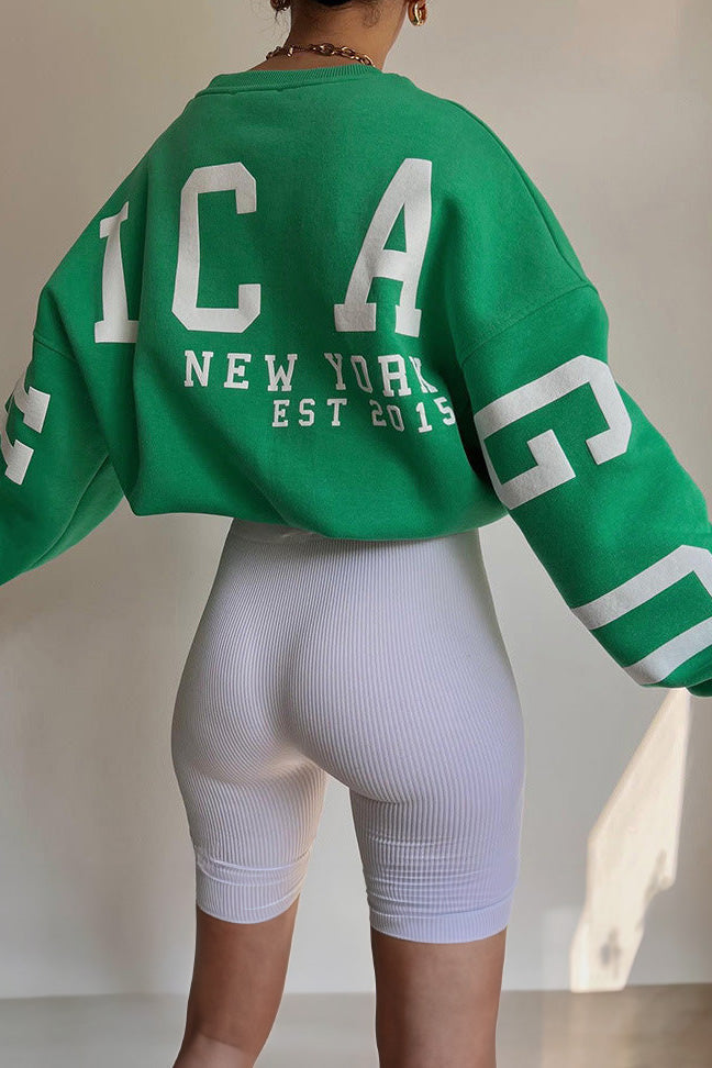 Modern Letter Graphic Hoodie