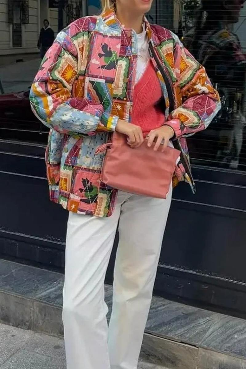 Retro Print Jacket