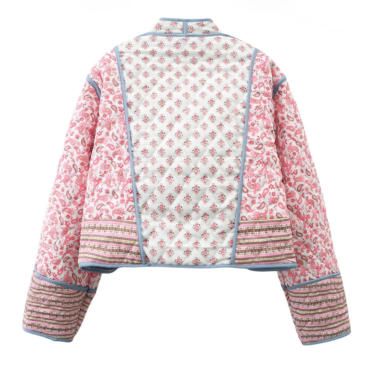 Reversible Jacket with Fitted Cut and Lapel Collar