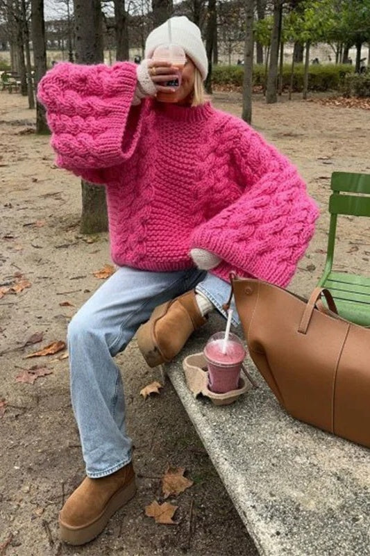 Bell Sleeve Knit Sweater