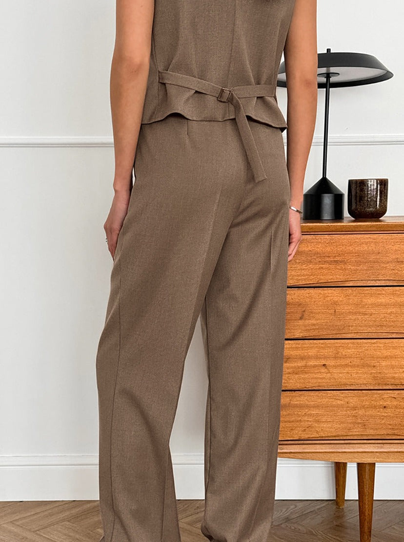 Pam - Casual Jacket and Pants Ensemble in an Elegant Style