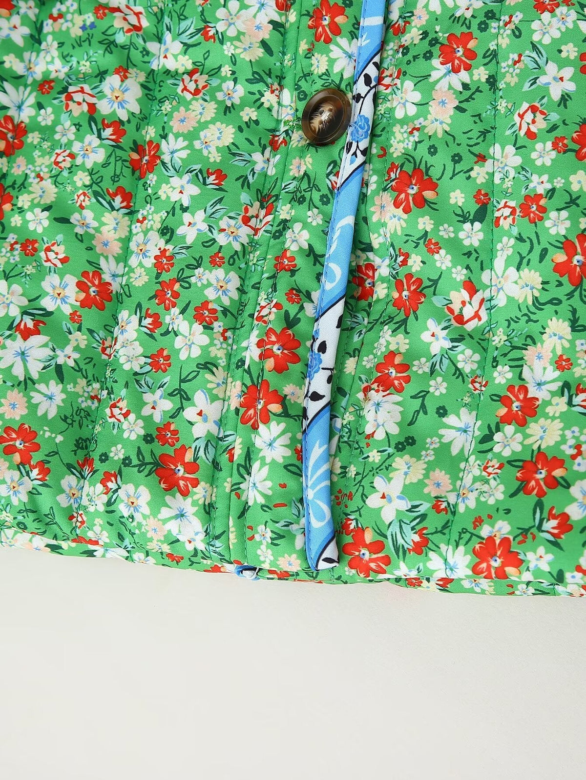 Relaxed Jacket with Floral Print