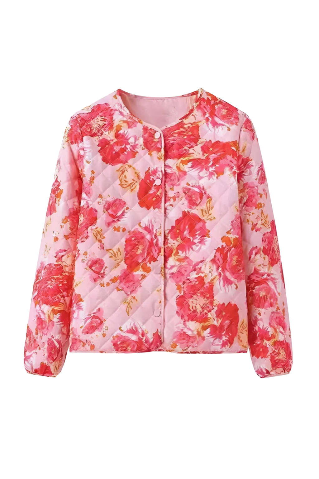 Maeve Flower Jacquard Micro Jacket