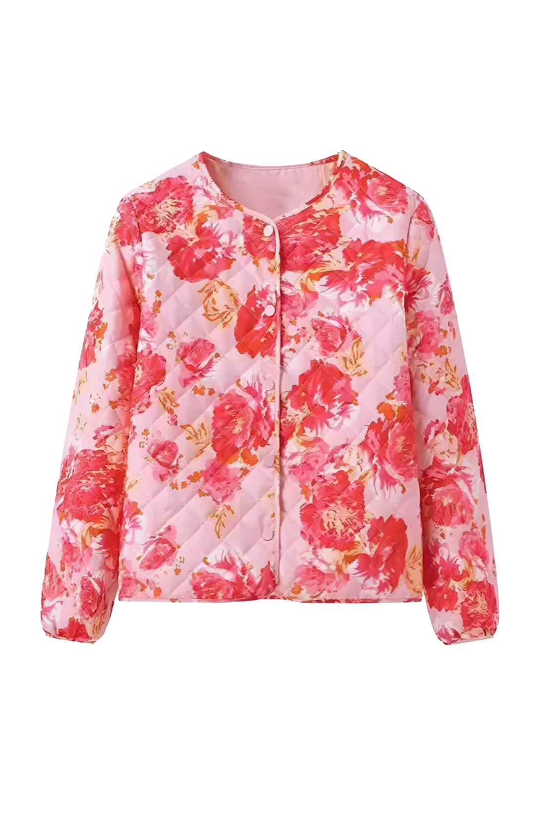 Maeve Flower Jacquard Micro Jacket